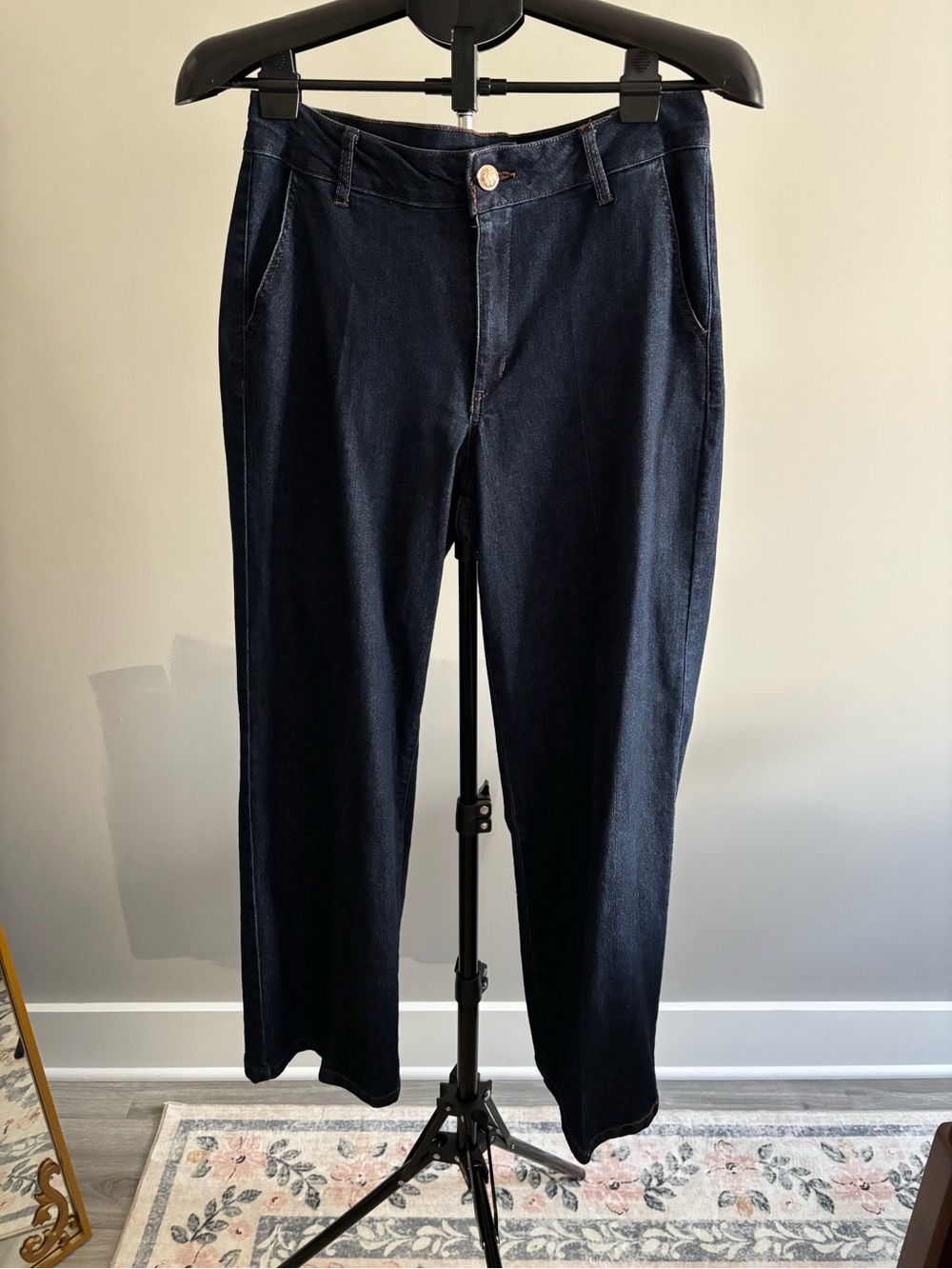 Rachel Zoe Dark Blue Wide Leg Jeans
